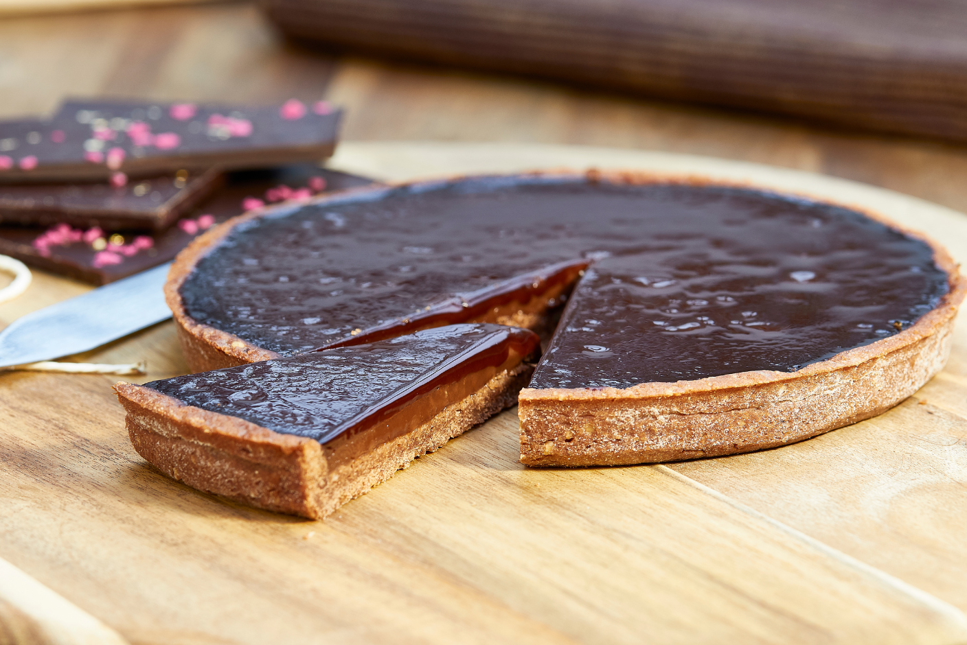 The Art of the Chocolate & Caramel Tart