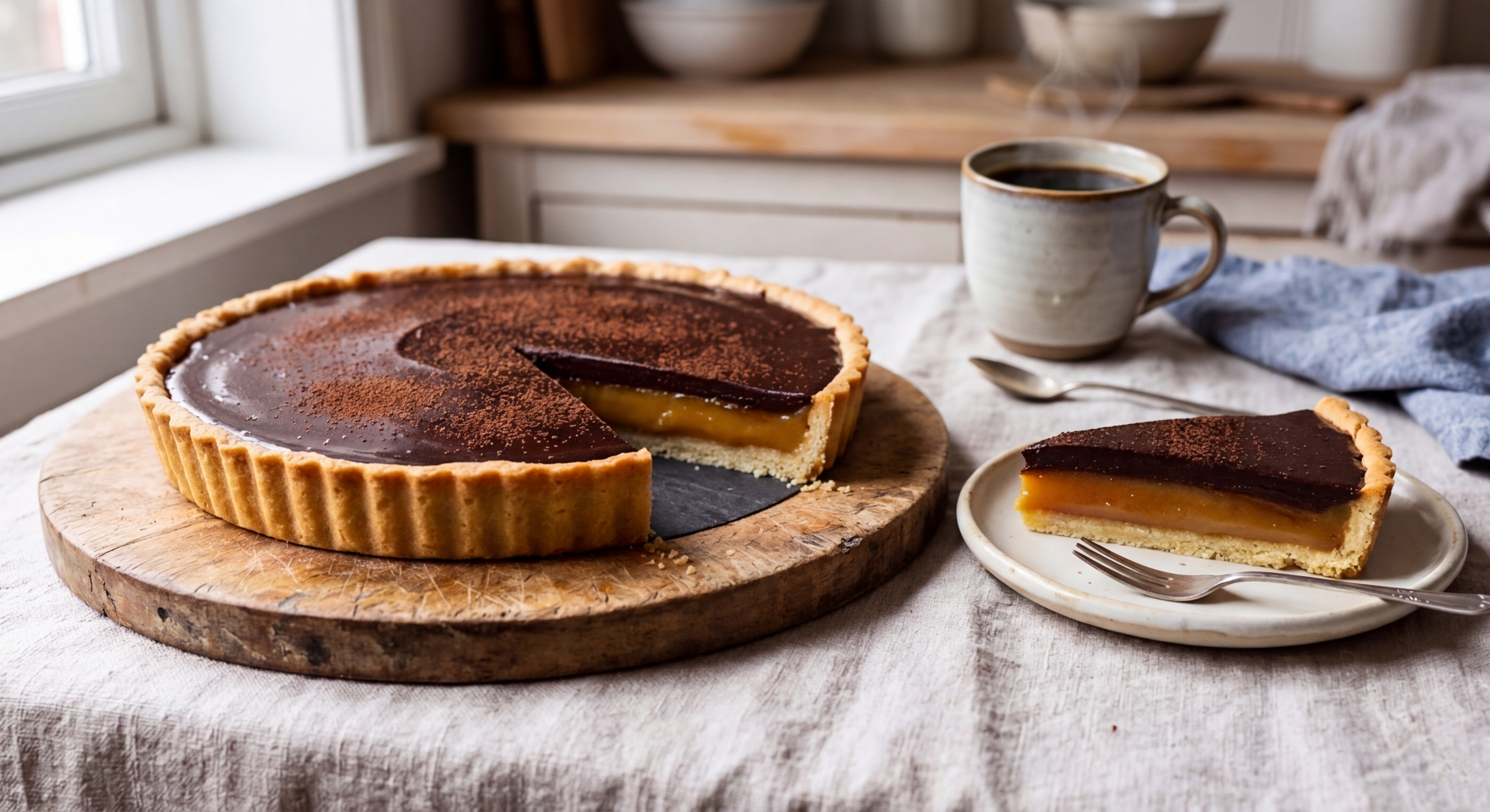 The Art of the Chocolate & Caramel Tart